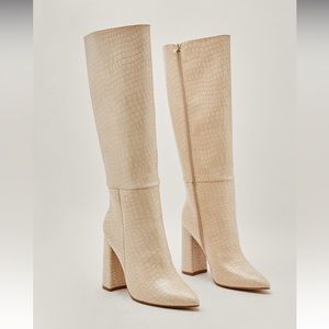 Beige Boots